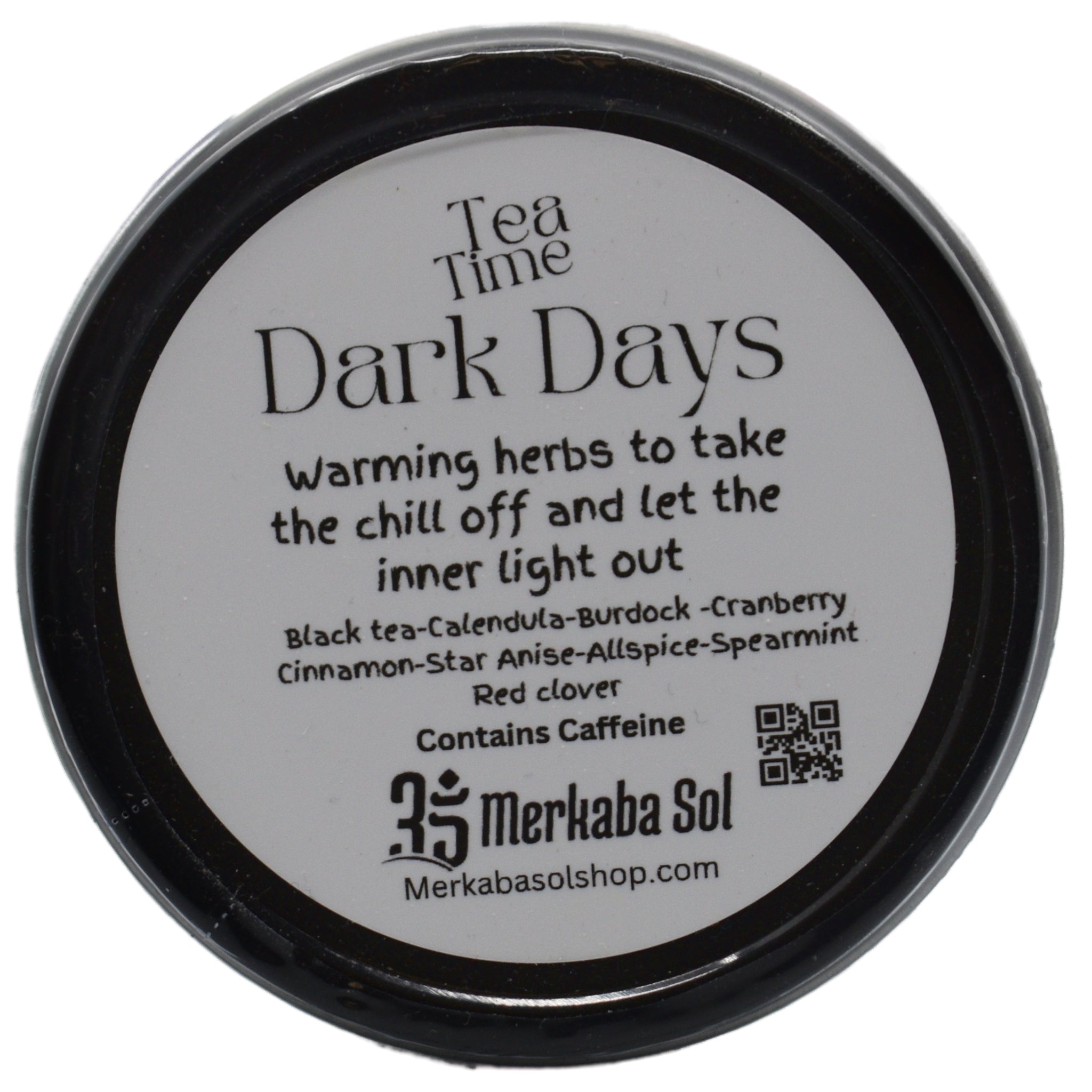 Dark Days Tea Tin