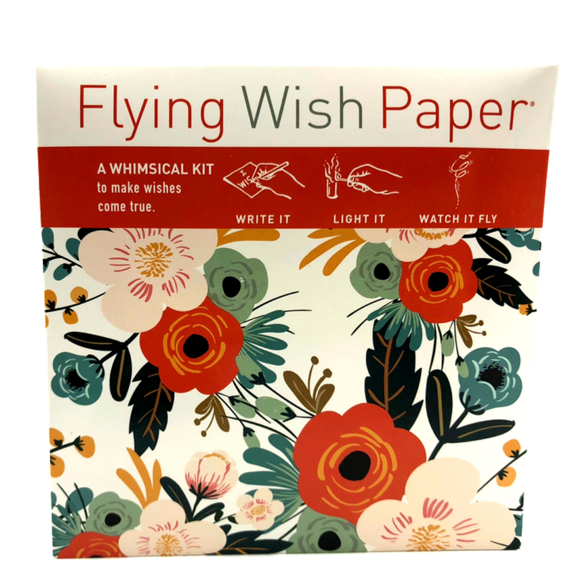 Orange Flying Wish Paper