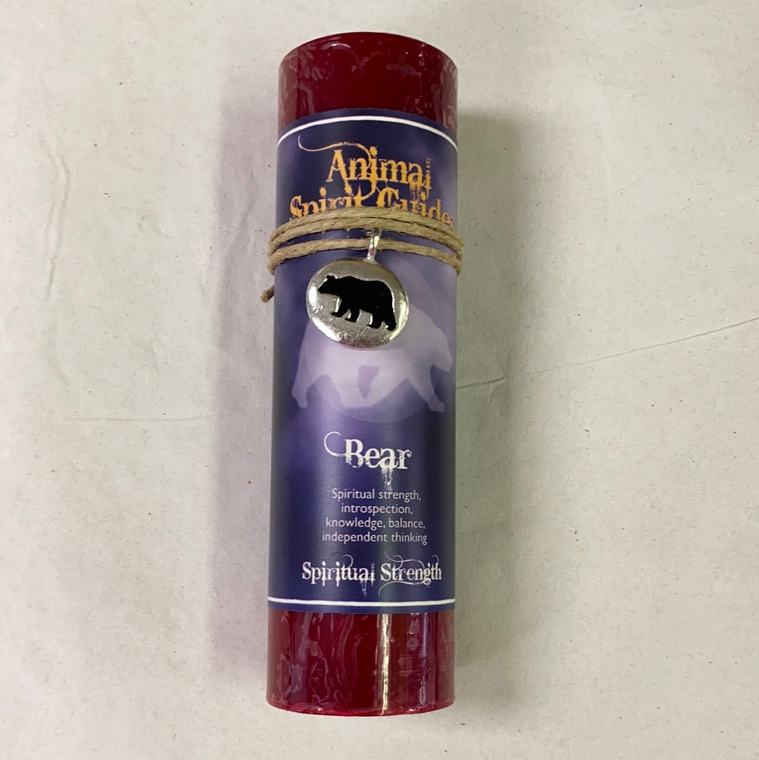 Bear Animal Spirit Pendant Candle