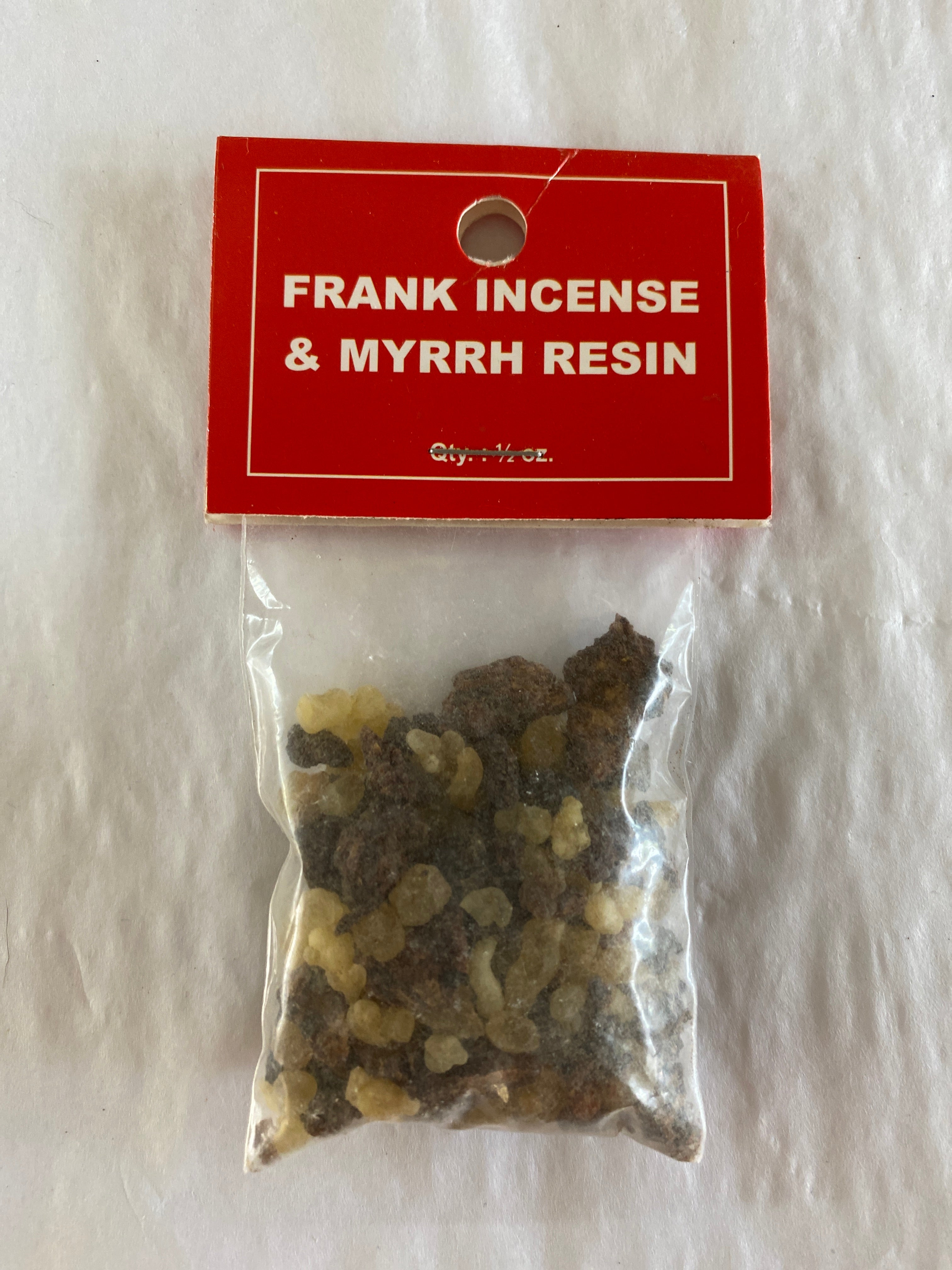 Frankincense and Myrrh Resin Incense