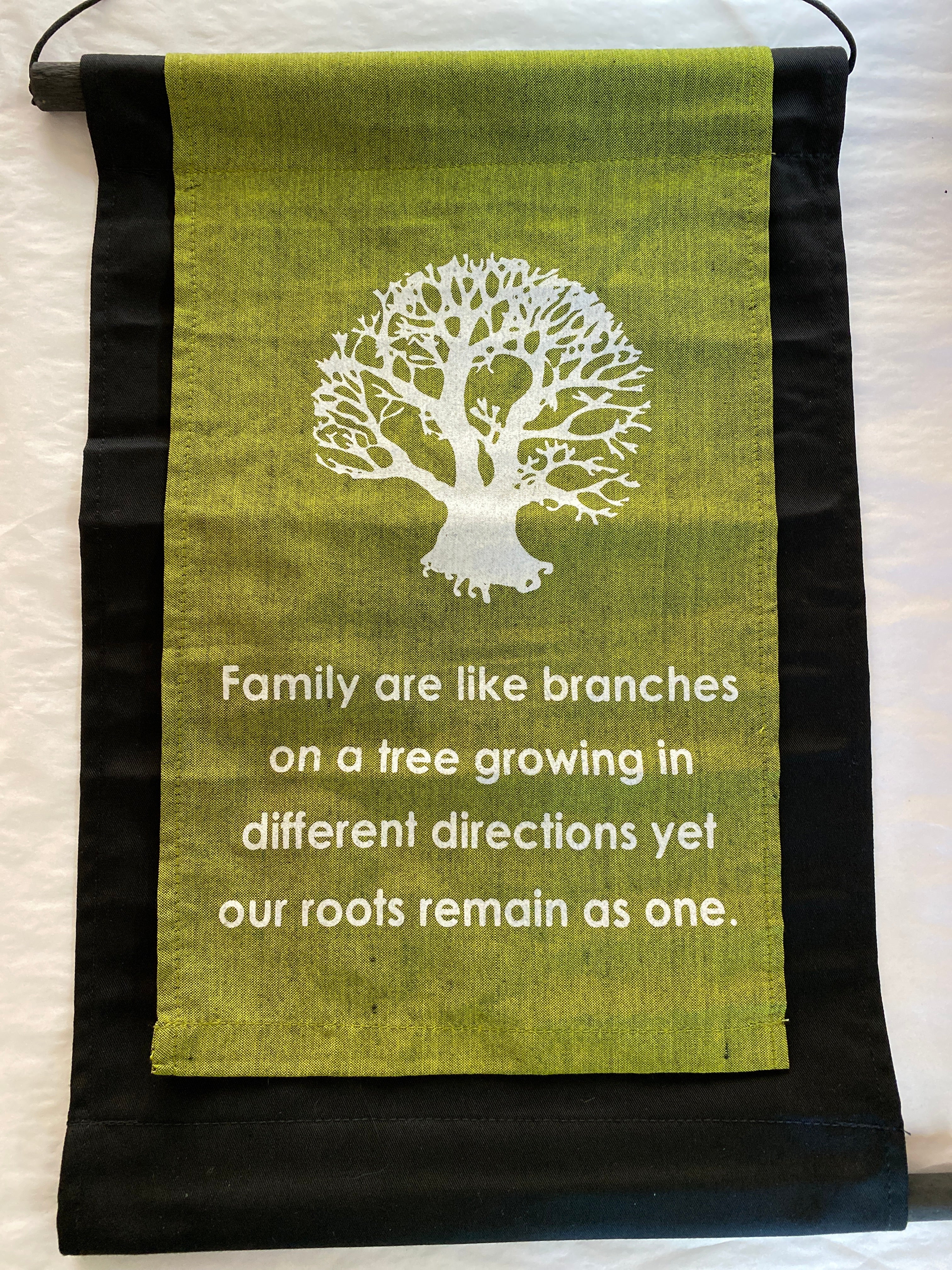 Family Green Banner