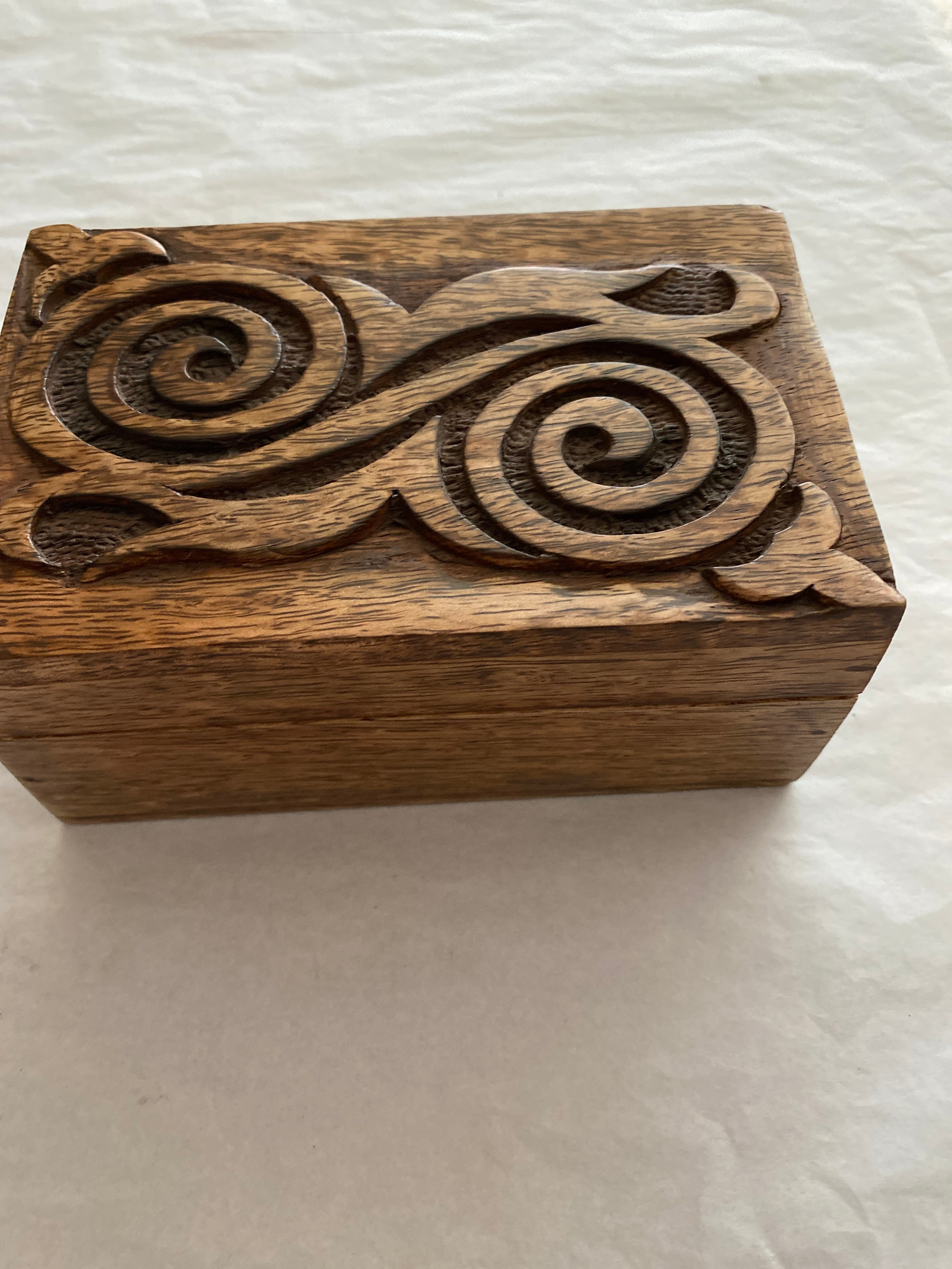 Ancient Spiral Wood Box