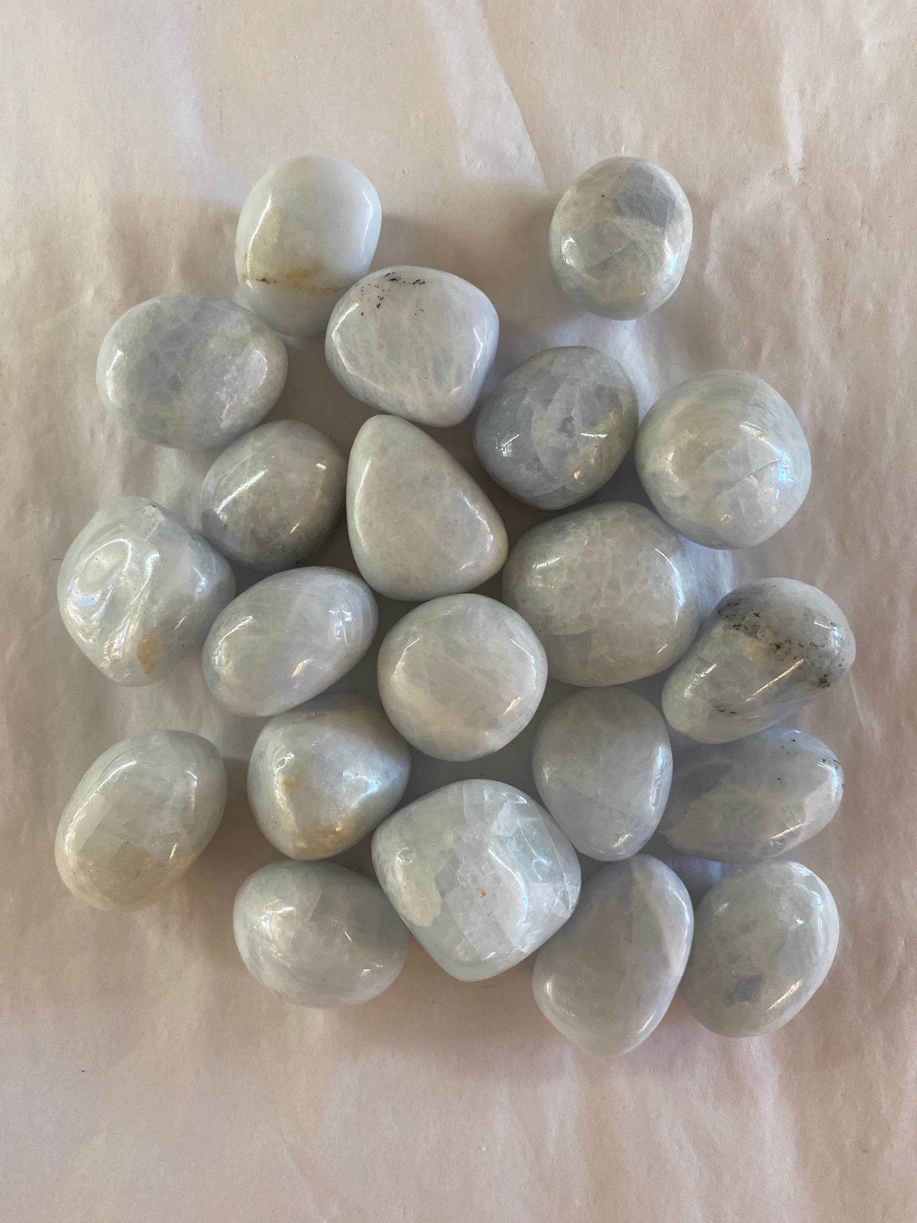Blue Calcite Tumbled