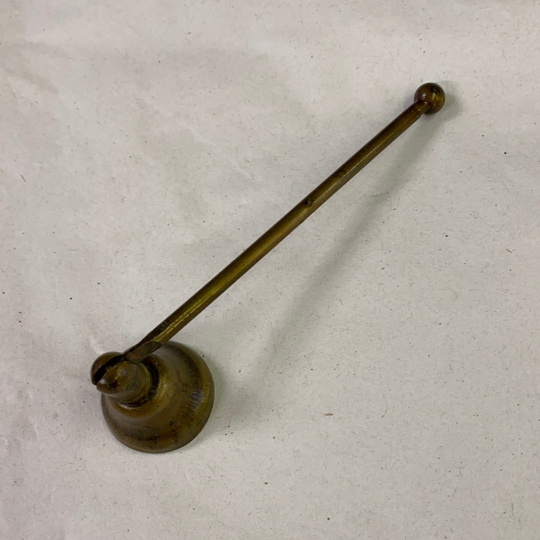 Antique Honey Gold Finish Candle Snuffer sm