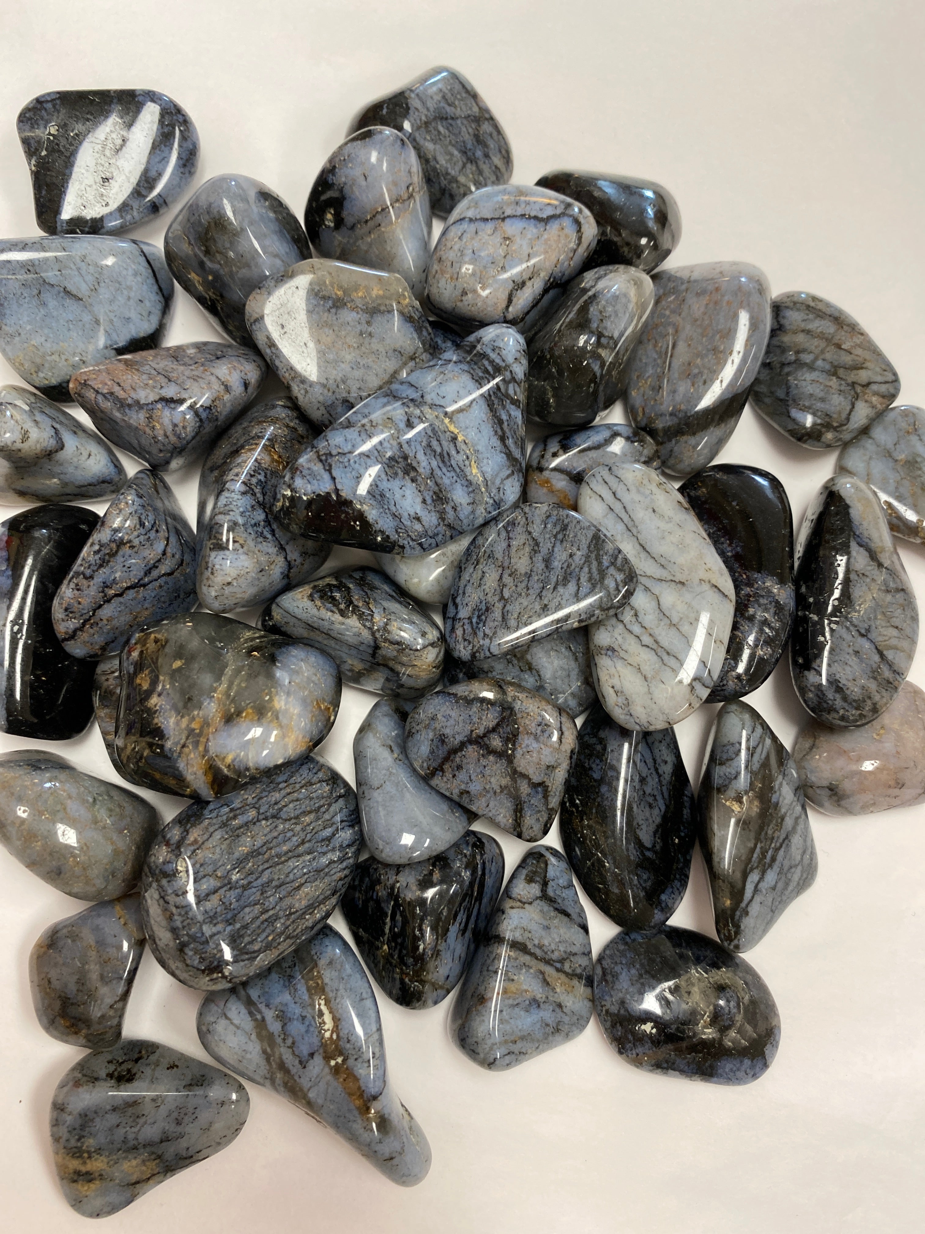 Blue Chert Tumbled