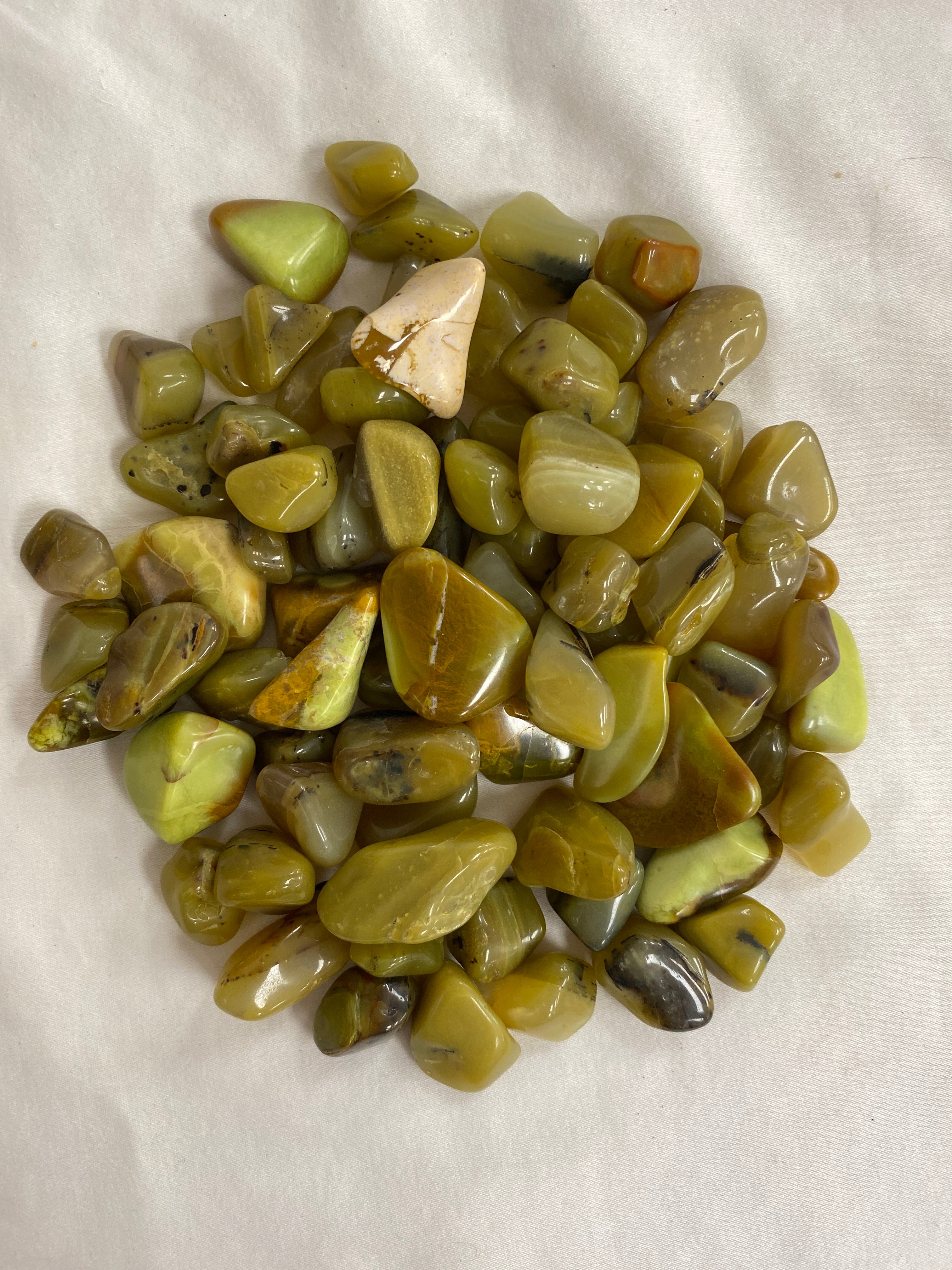 Olive Opal Tumbled