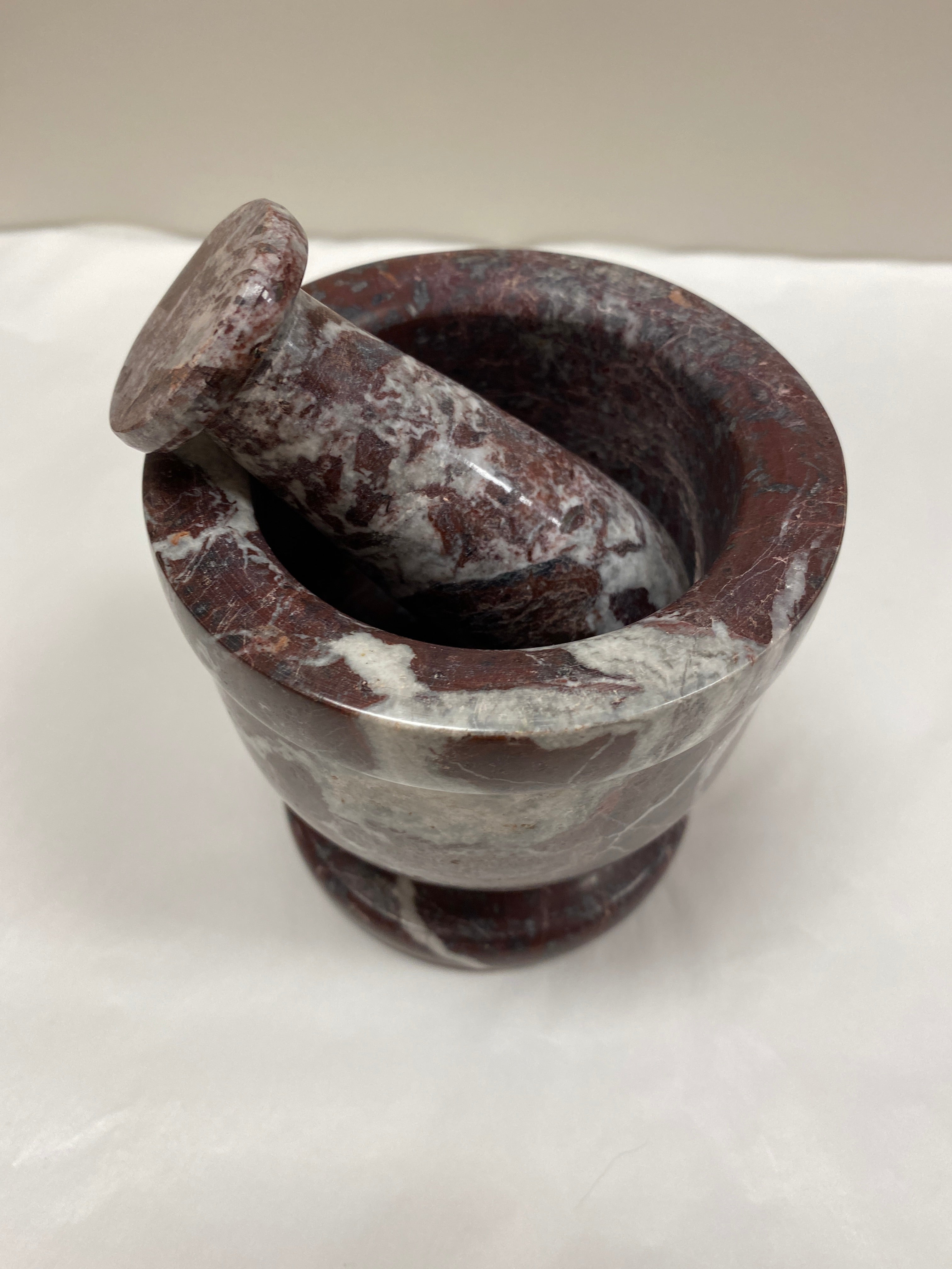 Red Zebra Mortar & Pestle