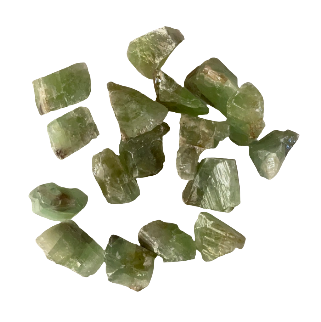 Green Calcite Raw