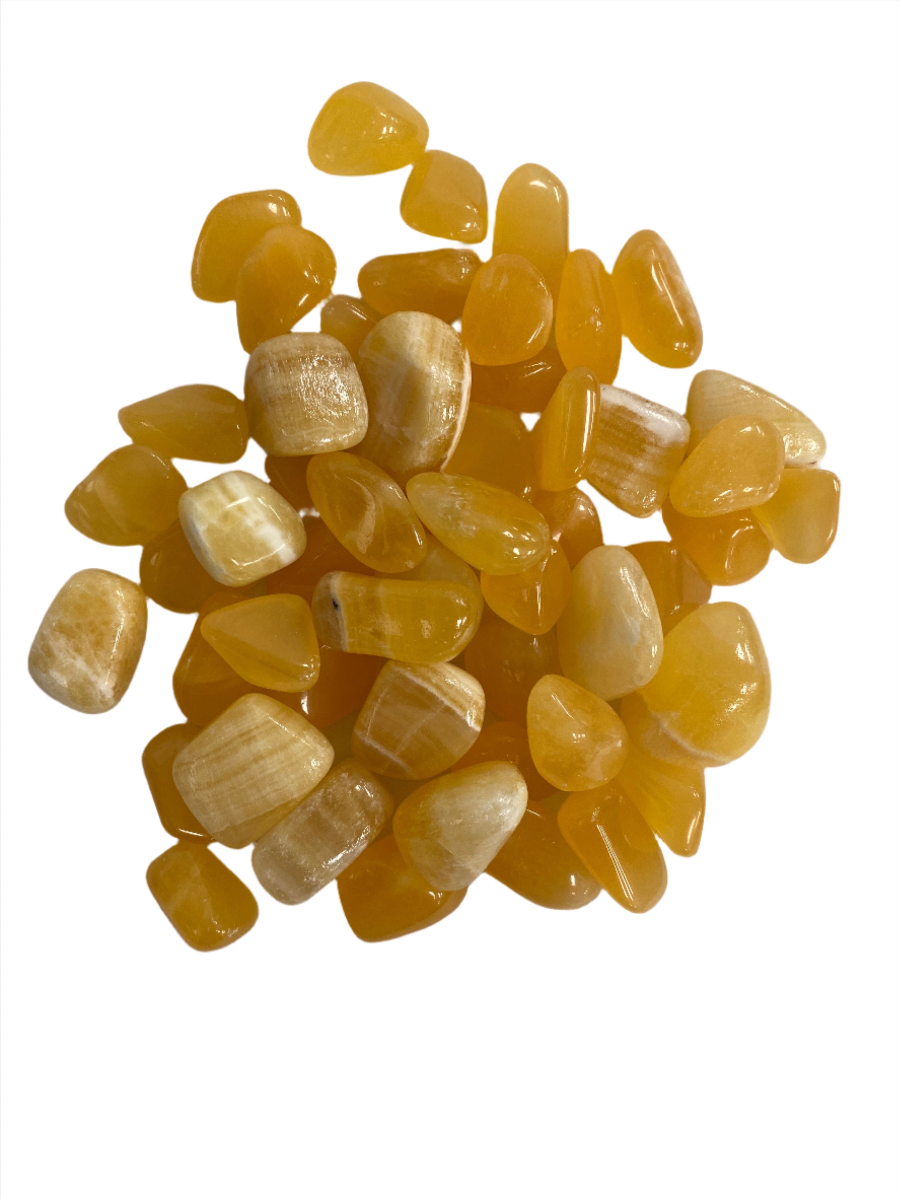 Orange Calcite Tumbled