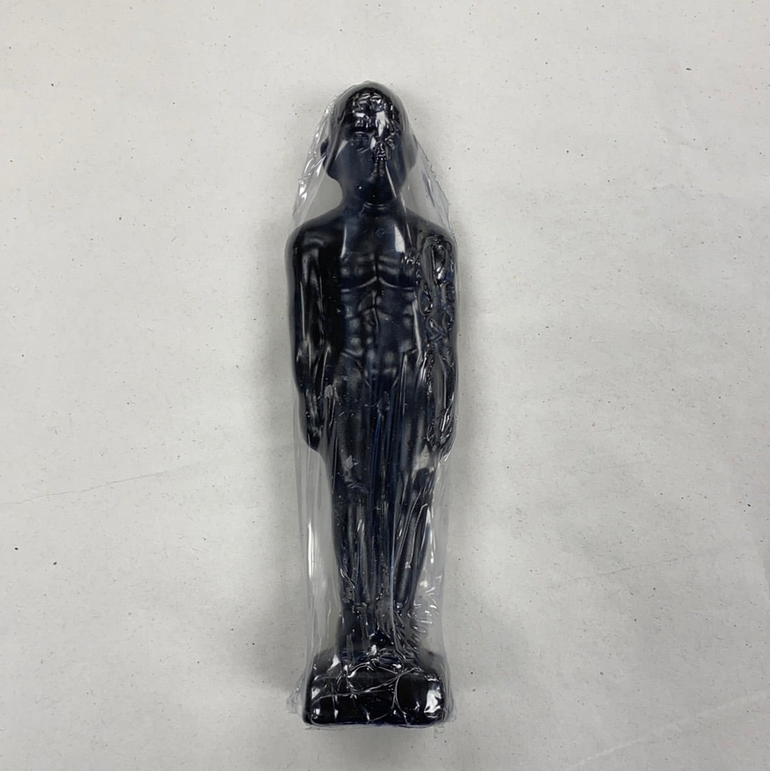 Male Figure Black Candle