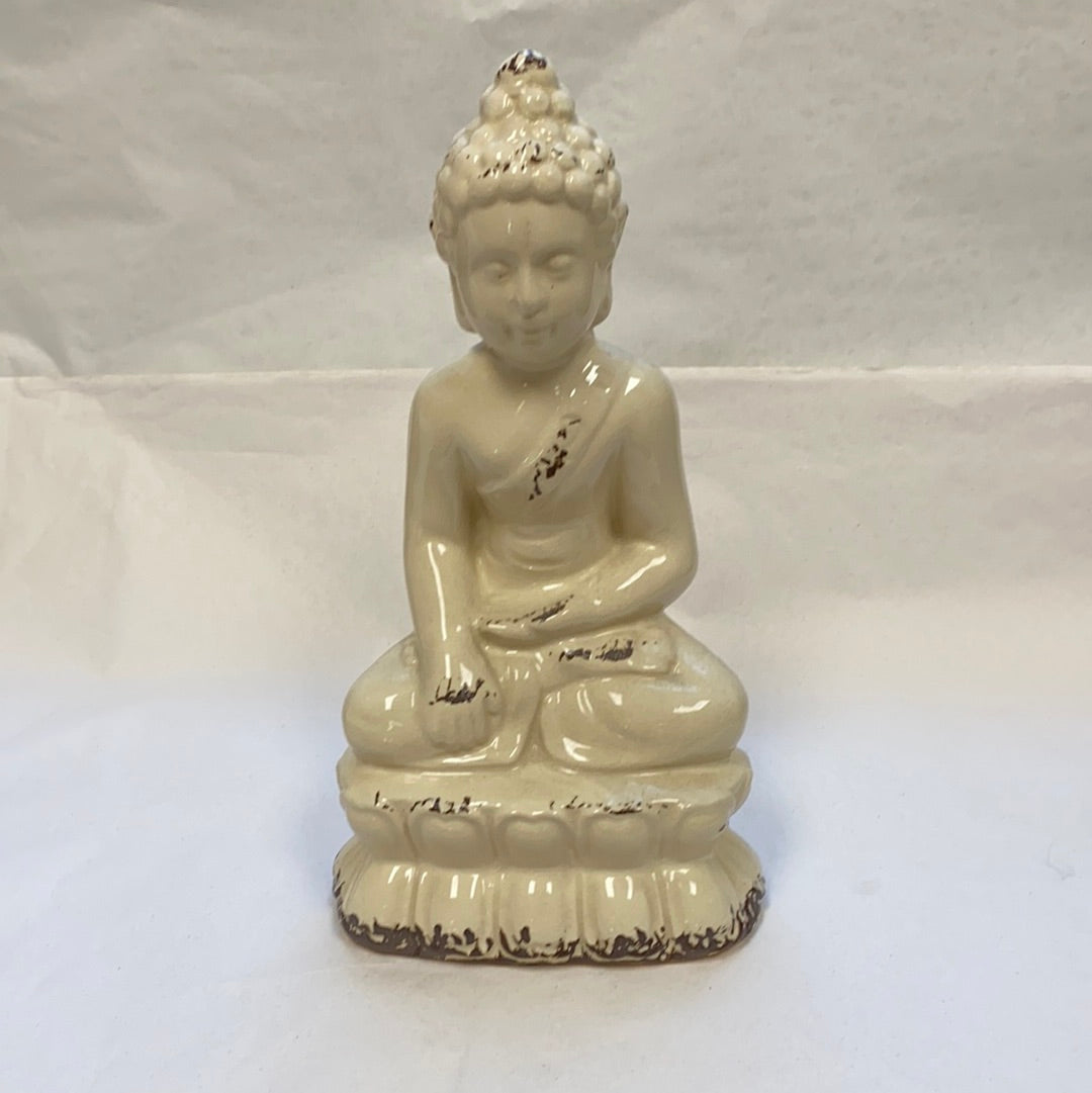 Buddha Dhyana Statue White