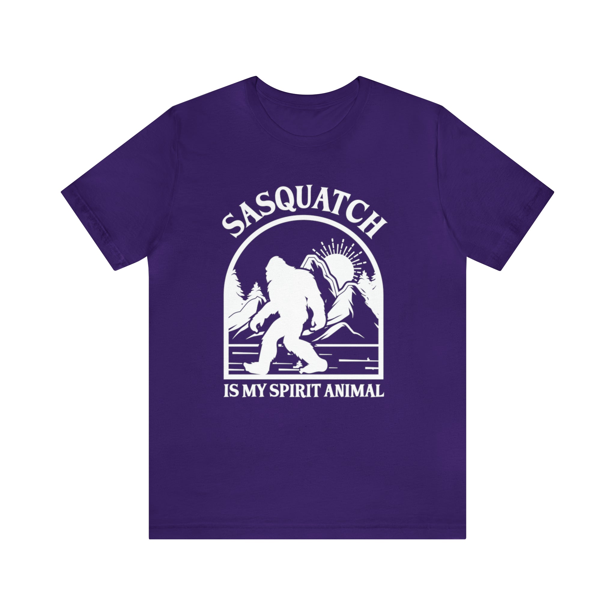 Sasquatch Is My Spirit Animal Short Sleeve Tee