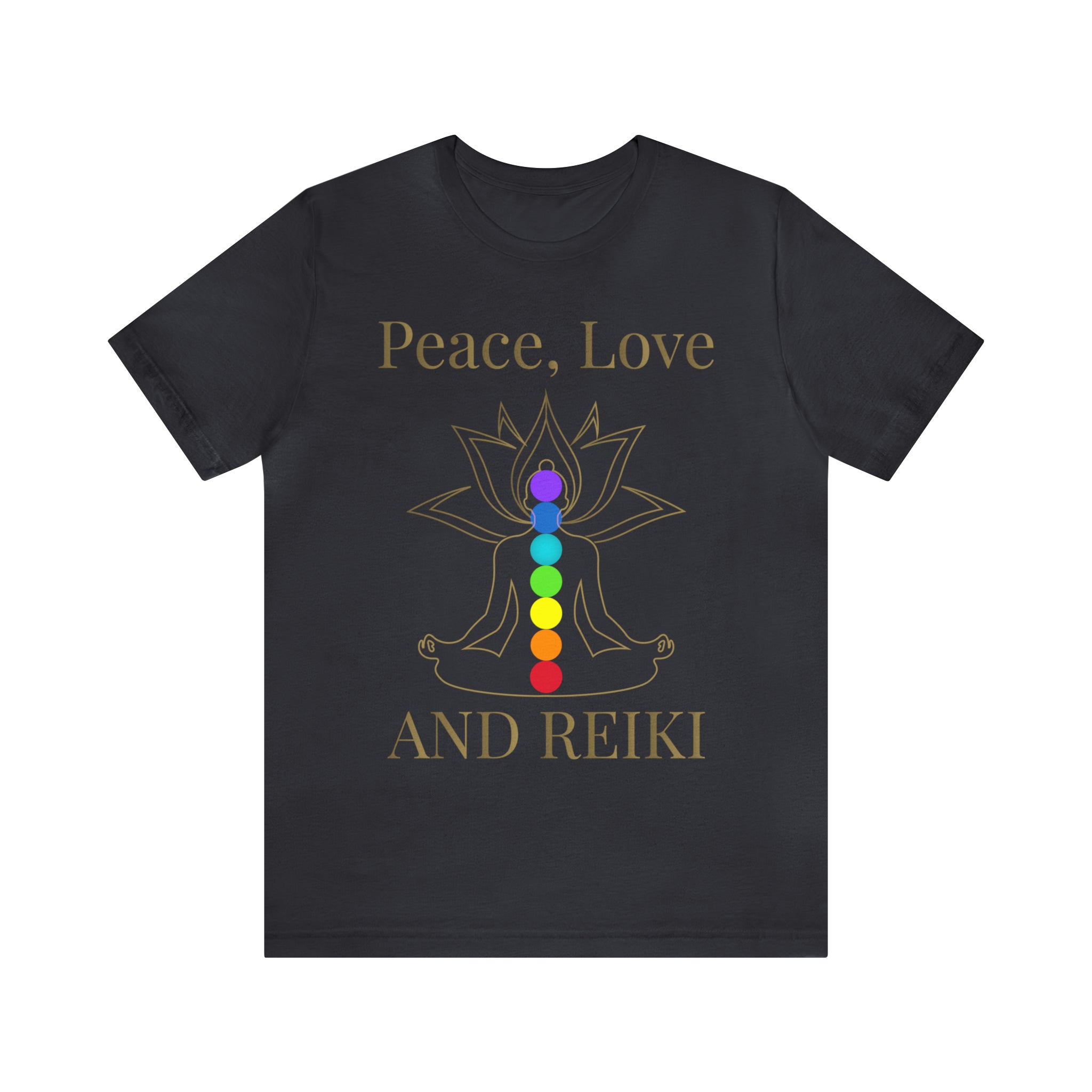 Peace, Love & Reiki Short Sleeve Tee