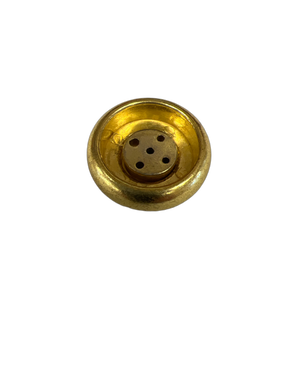 Small dish shape brass that hold cones or very small sticks 