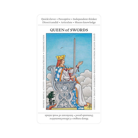 Apprentice Tarot - Apprentice Tarot Card - Queen of Swords