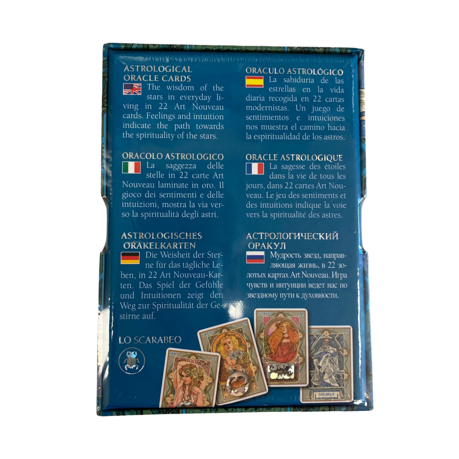 Astrological Oracle - Astrological Oracle deck back cover