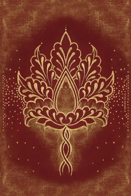 Buddha Wisdom Shakti Power Oracle - Back of Card