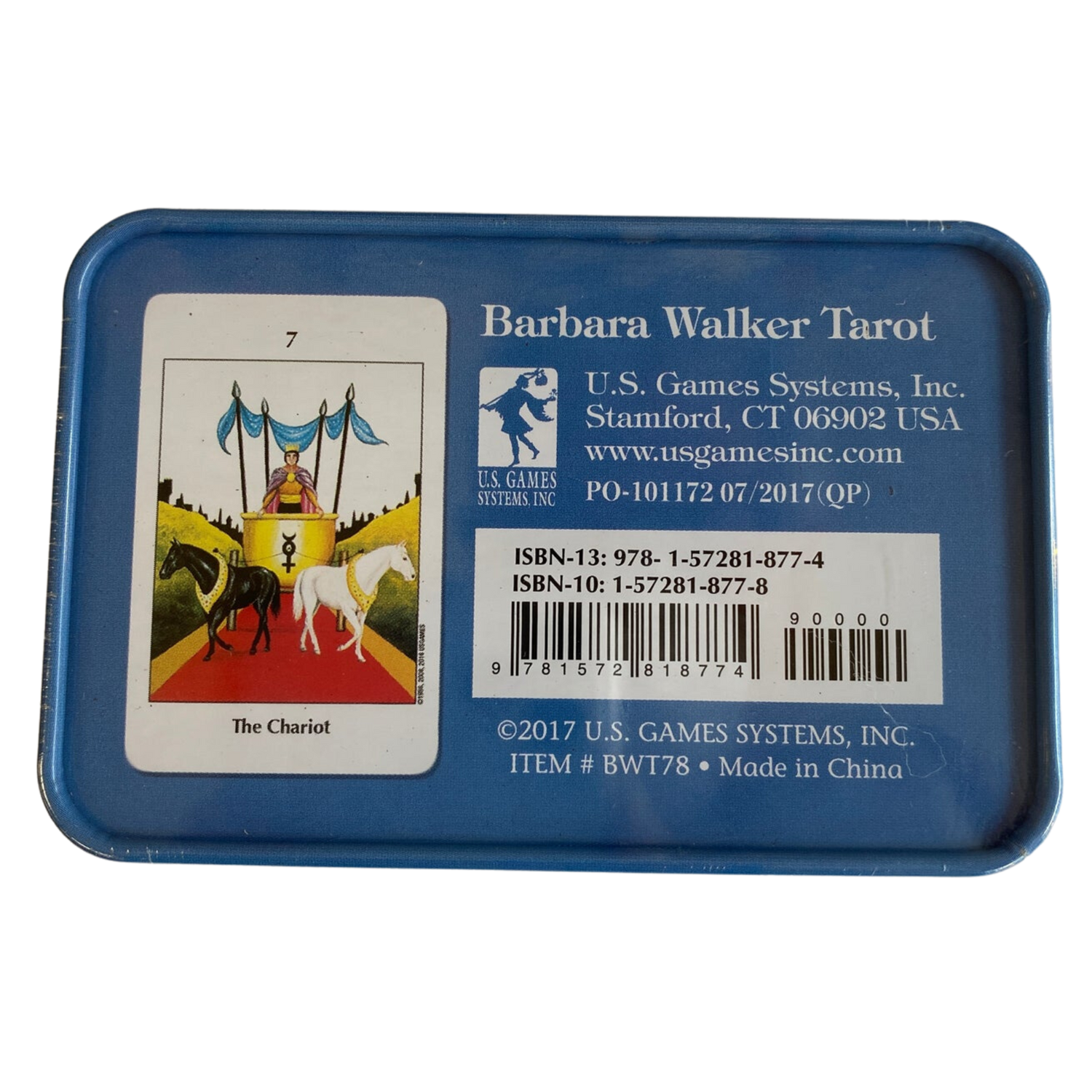 Barbara Walker Tarot - Back Cover