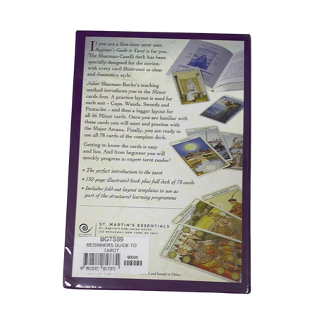 Beginners Guide to Tarot - Back of package