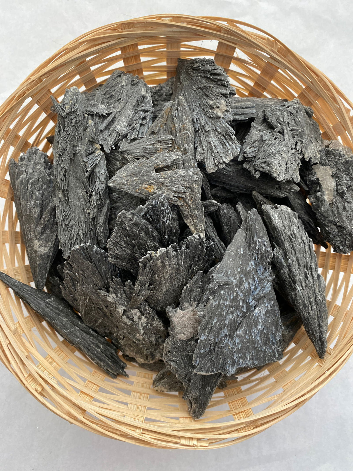 Black Kyanite Fan - 
