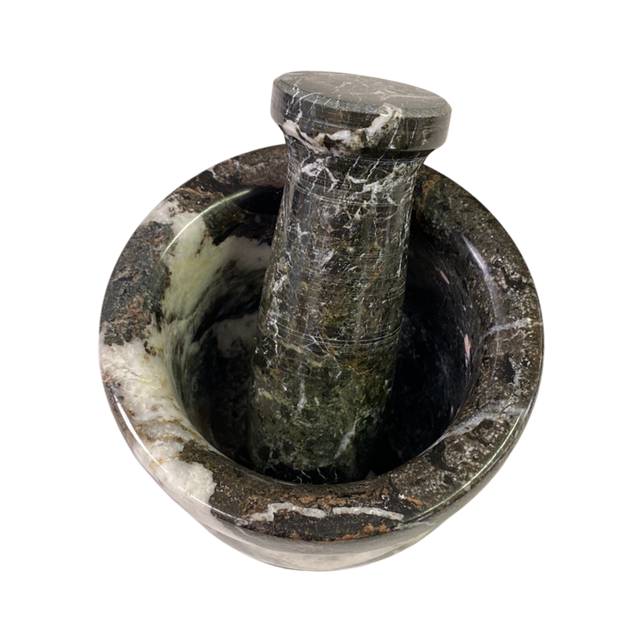 Black Zebra Mortar & Pestle - Black Zebra Mortar & Pestle