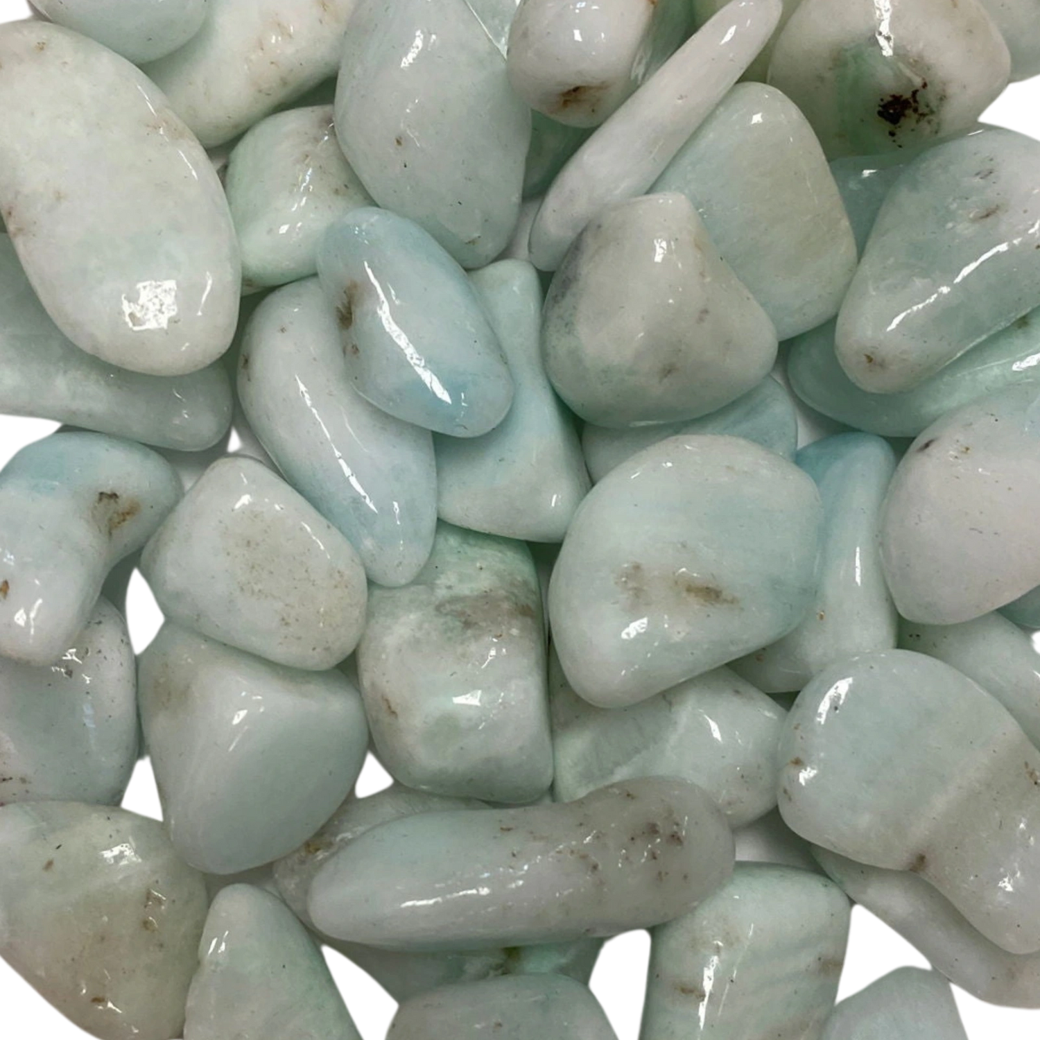 Blue Aragonite Tumbled - #original_alt_text#