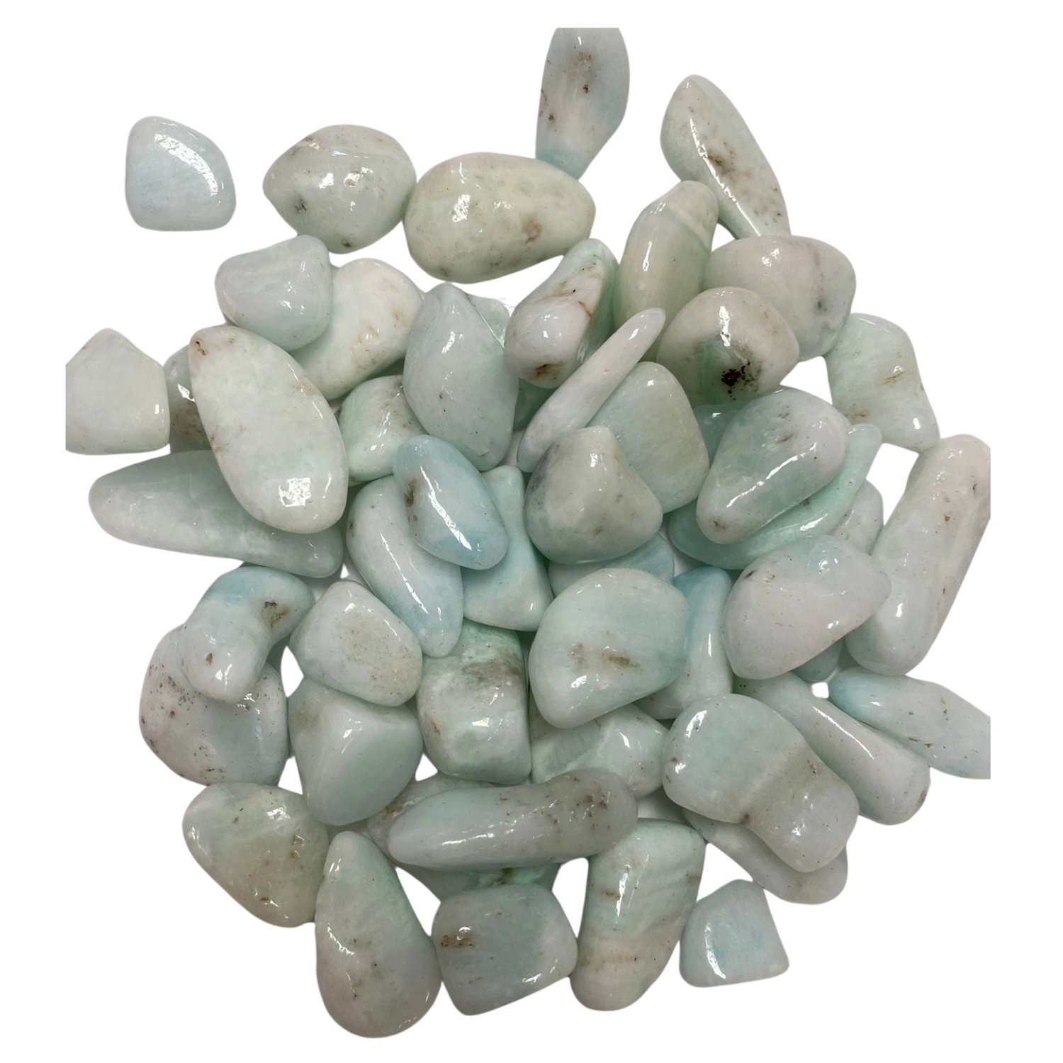 Blue Aragonite Tumbled - #original_alt_text#