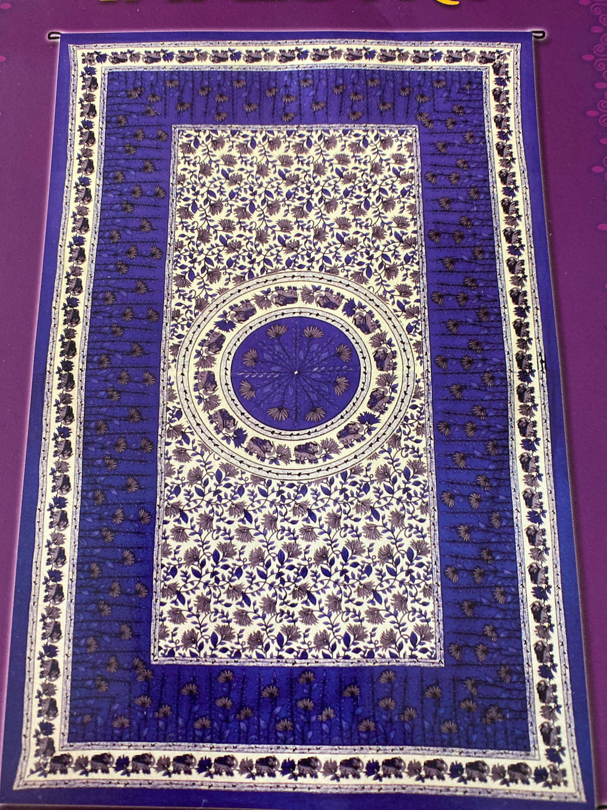 Blue Flower Tapestry - 