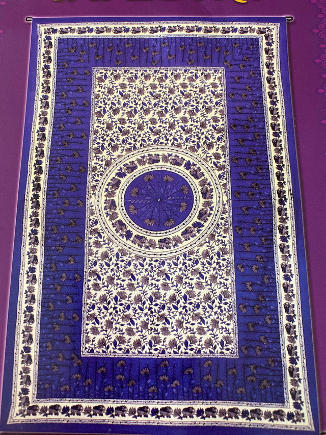 Blue Flower Tapestry - 
