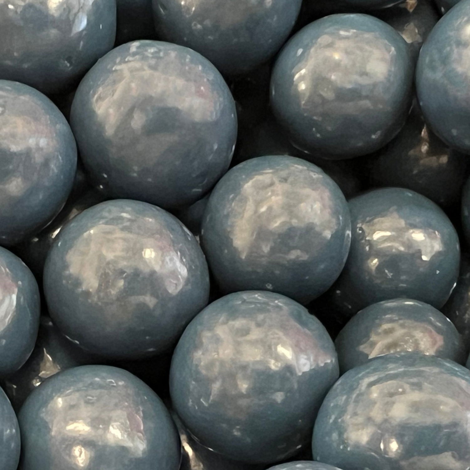 Blue Milk Chocolate Blueberries - round marble size blue color 