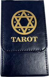 Blue Tarot Card Storage Box - 