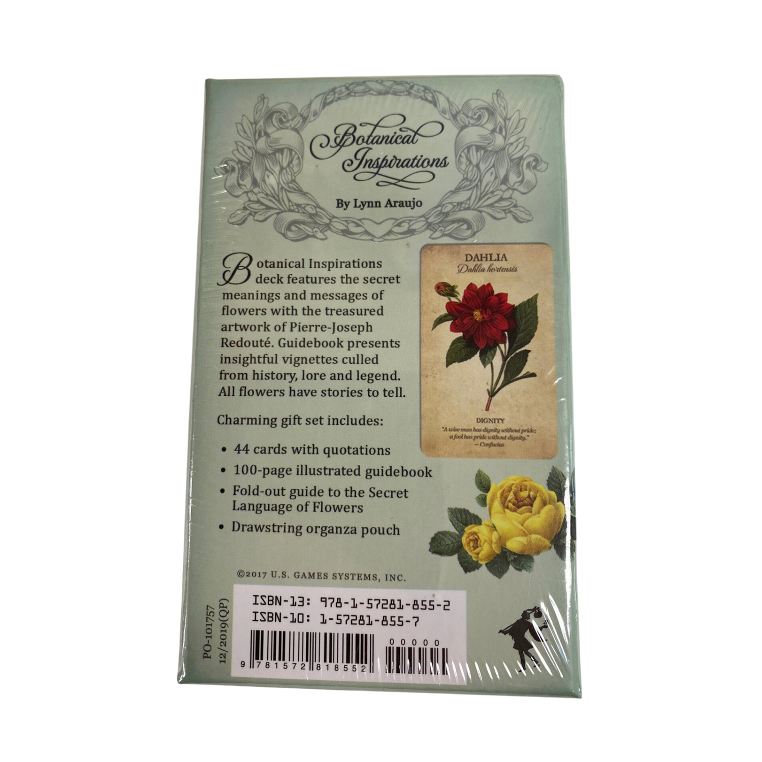 Botanical Inspirations Oracle - Botanical Inspirations Oracle deck back cover