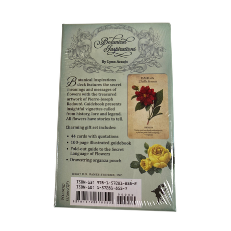Botanical Inspirations Oracle - Botanical Inspirations Oracle deck back cover