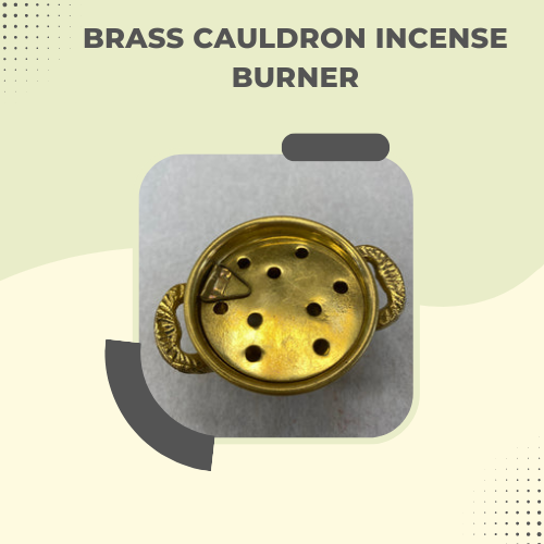 Brass Cauldron Incense Burner