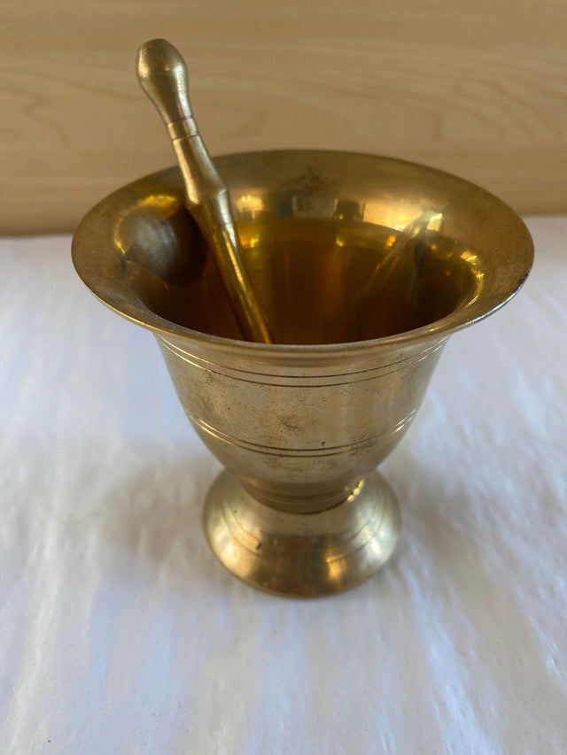 Brass Mortar & Pestle - 