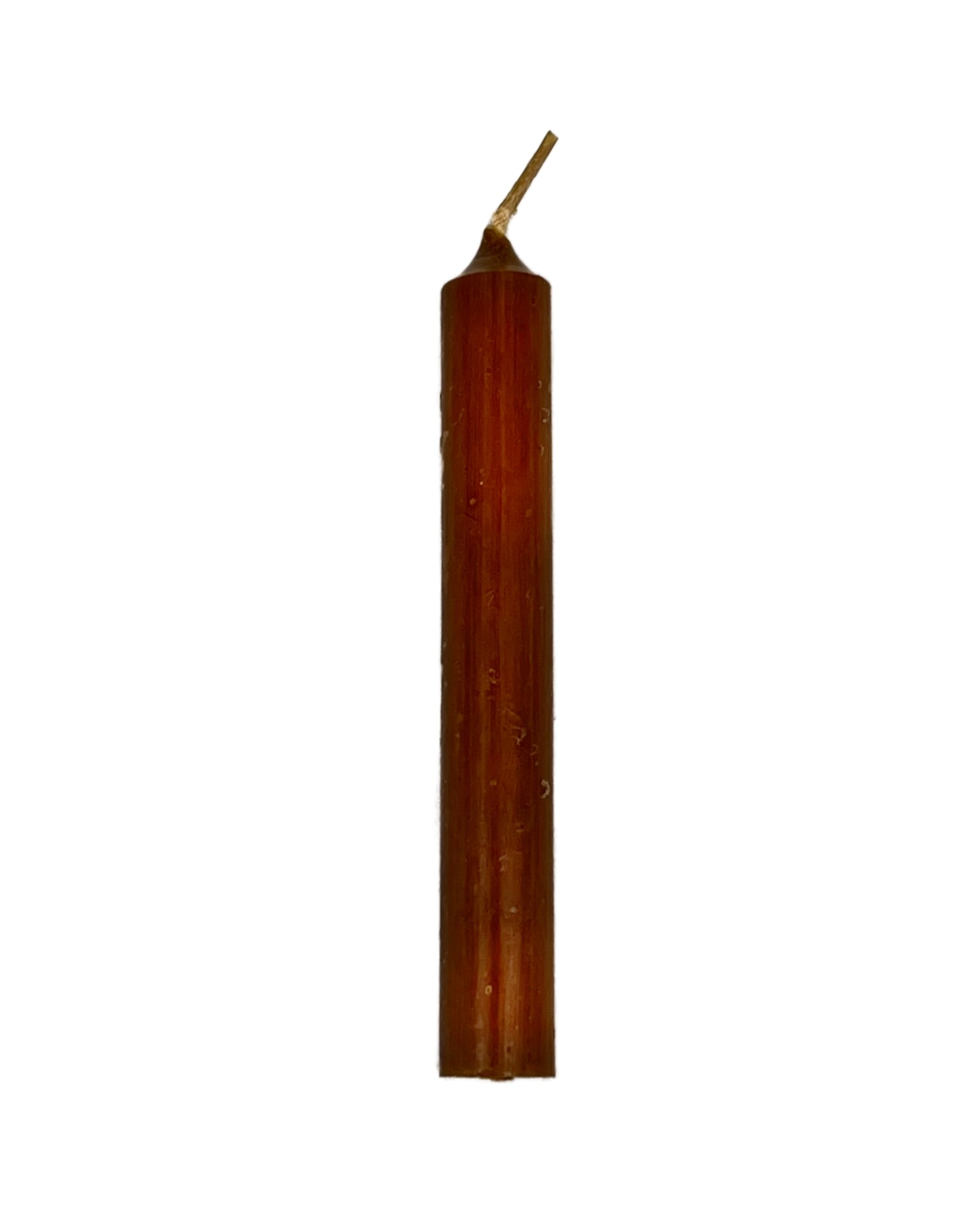 Small chime candle 3" colored brown 