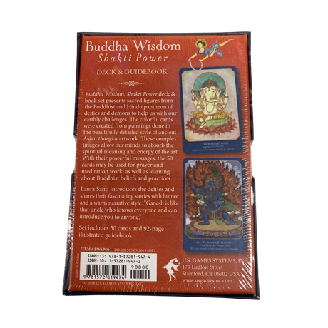 Buddha Wisdom Shakti Power Oracle - Buddha Wisdom Shakti Power Oracle back cover