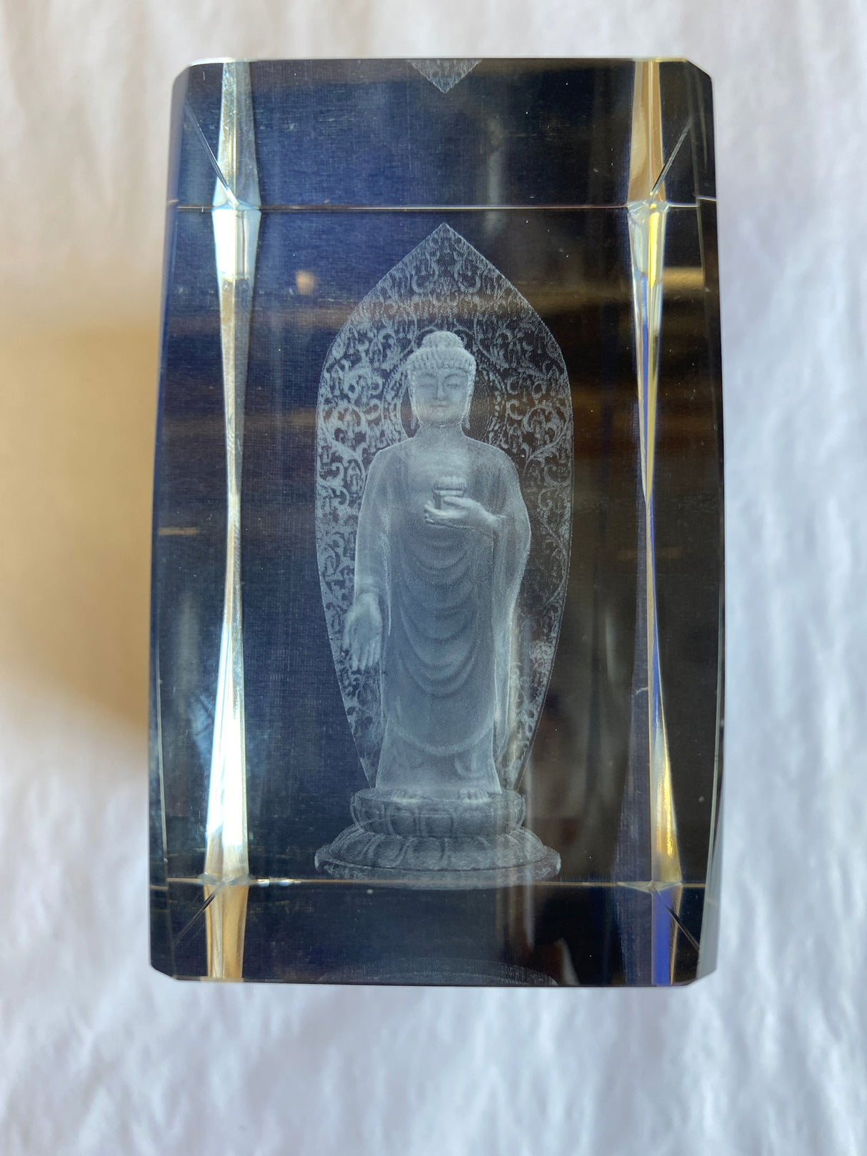 Buddha in Crystal Square - 