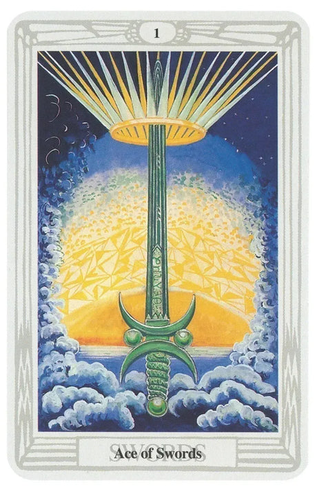 Thoth Tarot Small Deck - Ace of Swords