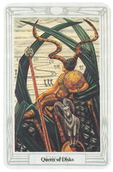 Thoth Tarot Small Deck - Queen of Disks