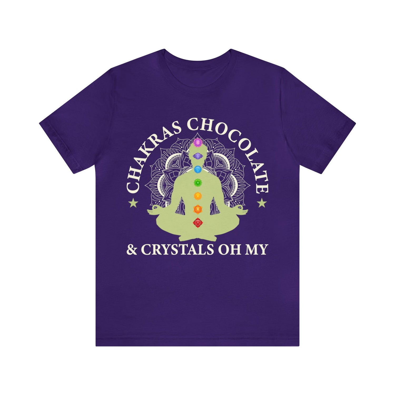 Chakras Chocolate & Crystals oh My Short Sleeve Tee - 