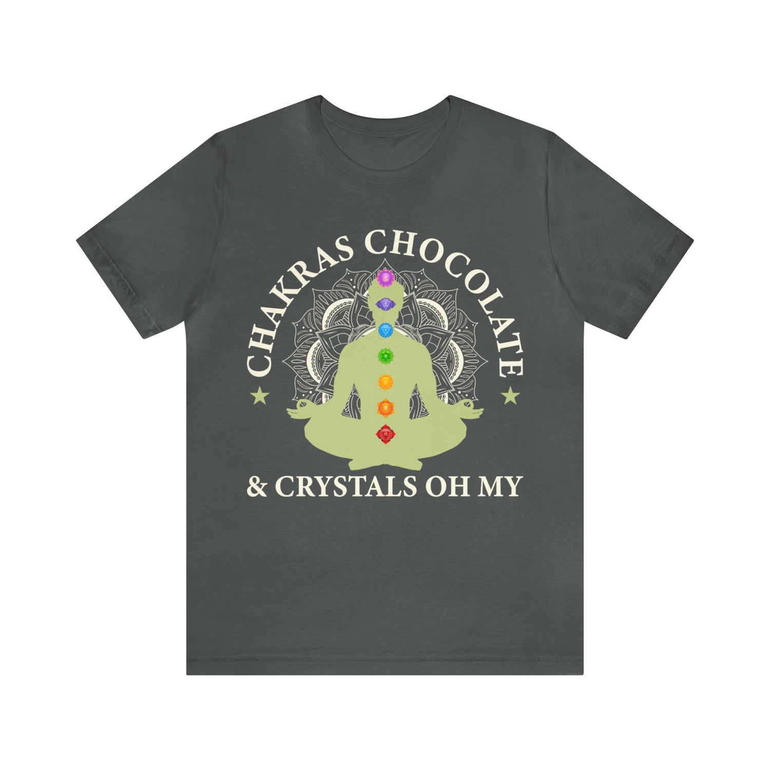 Chakras Chocolate & Crystals oh My Short Sleeve Tee - 