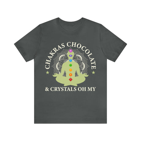Chakras Chocolate & Crystals oh My Short Sleeve Tee - 