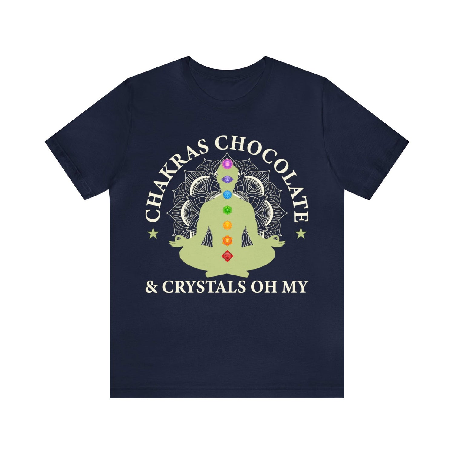 Chakras Chocolate & Crystals oh My Short Sleeve Tee - 