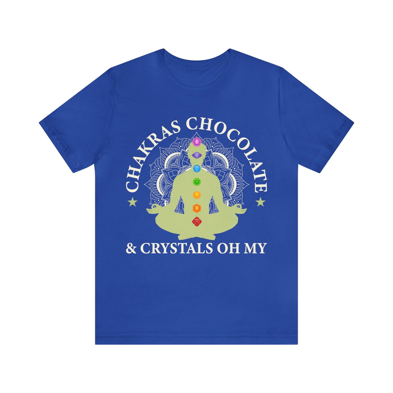 Chakras Chocolate & Crystals oh My Short Sleeve Tee - 