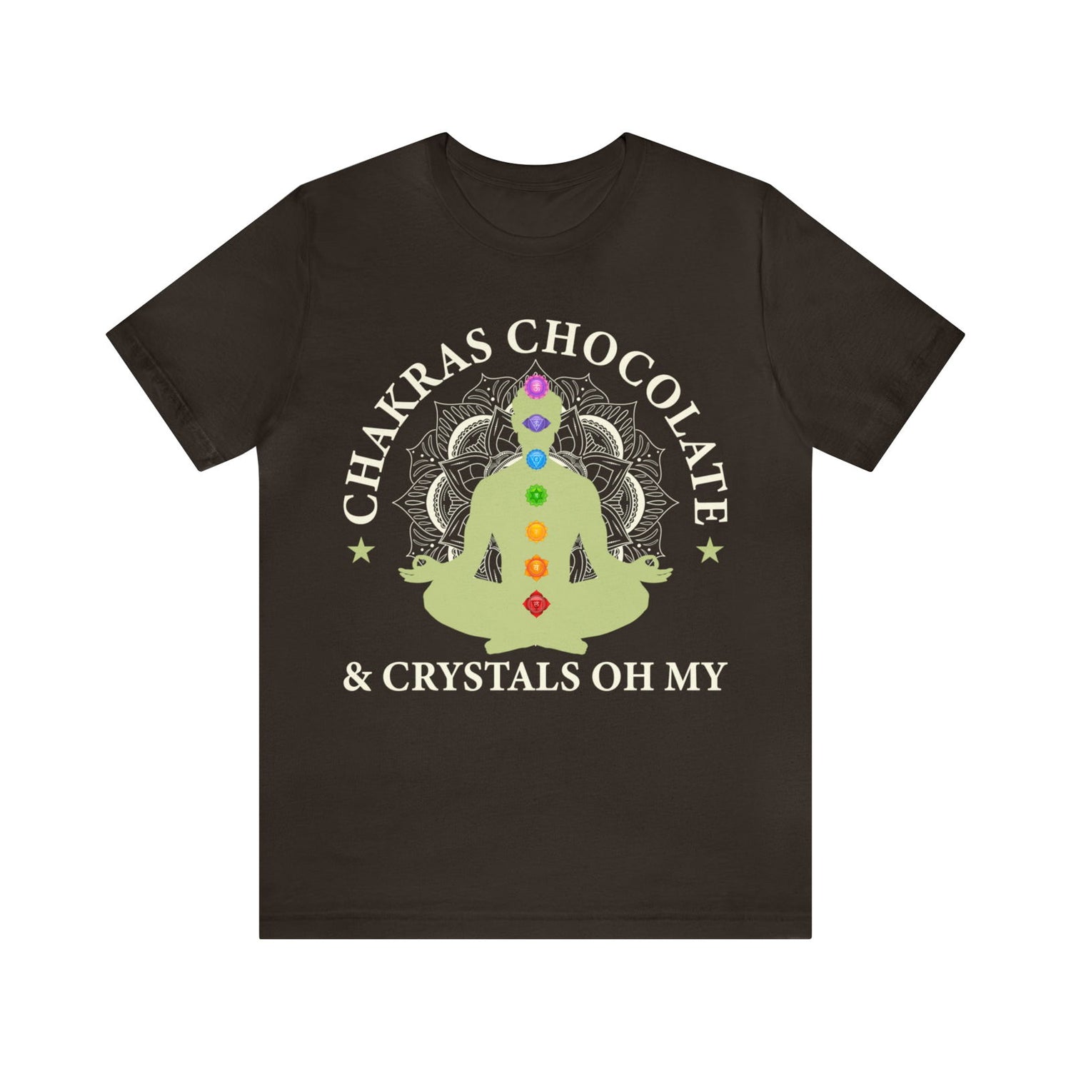 Chakras Chocolate & Crystals oh My Short Sleeve Tee - 