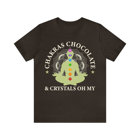 Chakras Chocolate & Crystals oh My Short Sleeve Tee - 