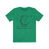 Charge Crystals Short Sleeve Tee - Sorry can't, need to charge my crystals. Bring inspiration and empowerment to your wardrobe with this Charge Crystals t-shirt in kelly green color or give it as a fun gift. From merkabasolshop.com