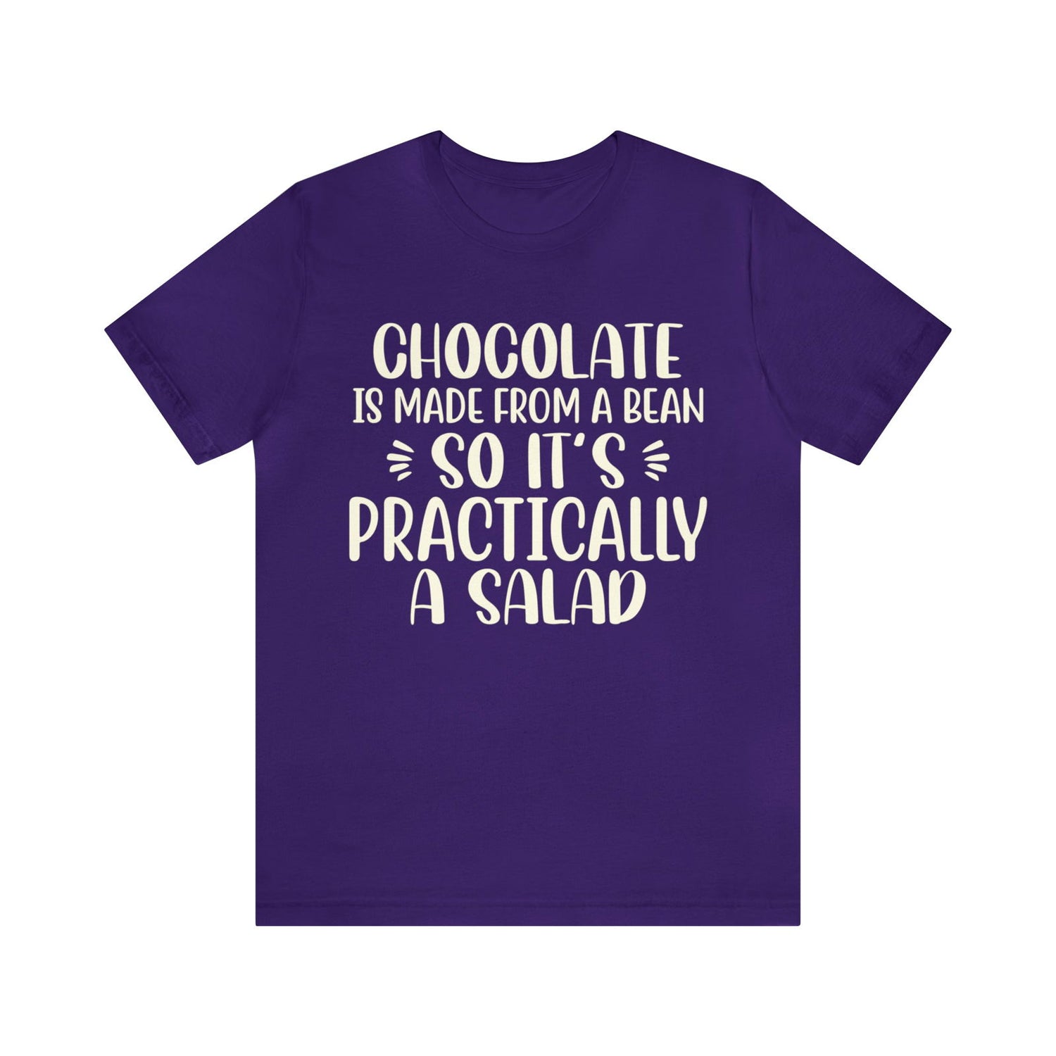 Chocolate is a Salad Short Sleeve Tee - 