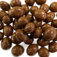 Dark Chocolate Covered Raisins - Roundish small dark choclaated covered raisins 